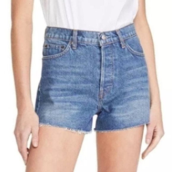 Reformation Pants - Reformation Dixie High Rise Denim Jean Shorts